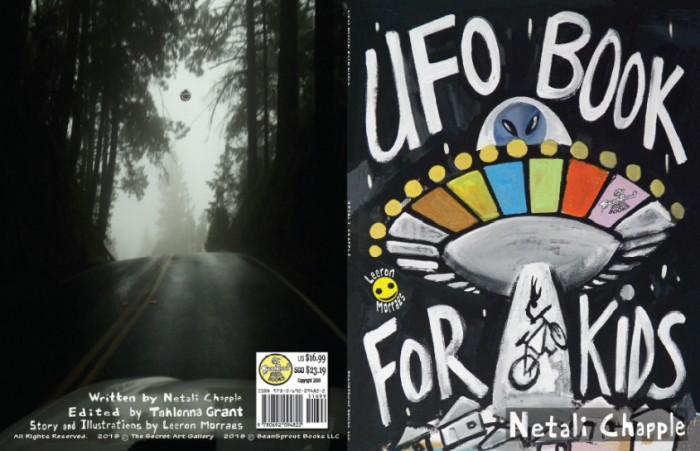 secret art gallery, ufo book for kids, leeron morraes, netali chapple, beansprout books, tahlonna grant