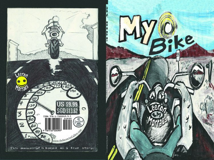 my bike, graphic novel, leeron morraes, secret art gallery, beansprout books